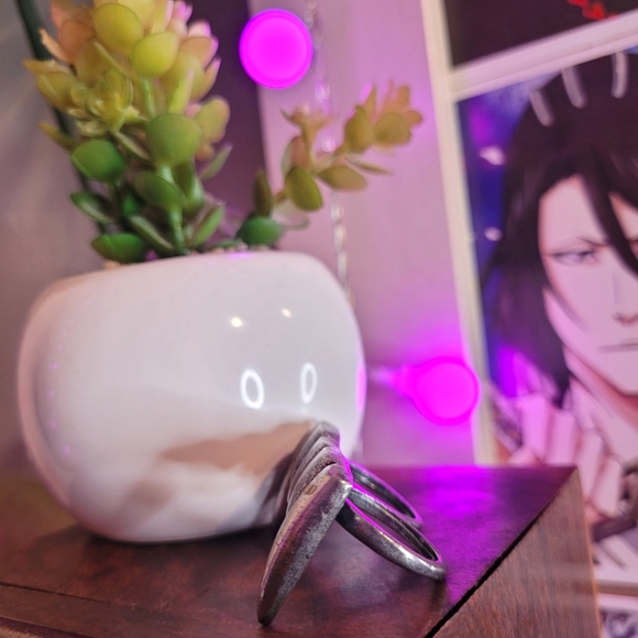 Antique, Vampire Fangs Double Ring Sz 6 - Picture 4 of 6